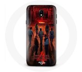 Coque pour Samsung Galaxy S5 Stranger Things Affiche Equipages Fan Art Saison 4