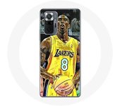 Funda para Xiaomi Redmi Note 10 Pro Kobe Bryant Dunk lakers 8 NBA Negra