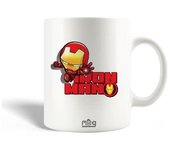 Taza de cerámica con póster de acción y aventuras de Iron Man 2008