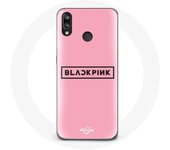 Coque pour Huawei P20 Lite Blackpink Groupe de K-pop Logo Fond Rose