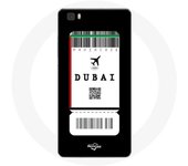 Coque pour Huawei P8 Lite Billet d'avion Dubai
