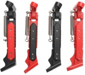 ULIP Pata de Cabra para Scooter eléctrico Soporte de pie Extensible Soporte de estacionamiento Lateral para Scooter Ajustable rojo/negro