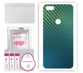 apgo Skin Adhesivo Protector para la Espalda Compatible con Alcatel 1v (2019), Película envolvente, papel de aluminio y vinilo - Patrón Carbon Chameleon CAKA1