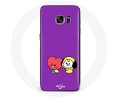 Coque pour Samsung Galaxy S6 BTS Bangtan Sonyeondan BT21 Tata V Chimmy Jimin
