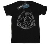 Harry Potter Girls Ravenclaw Seal Cotton T-Shirt 9-11 Years negro