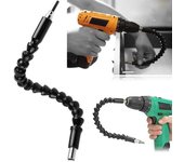 Destornillador con eje Flexible, alambre de acero multiusos, taladro eléctrico, broca de extensión de eje Flexible, suministro de taller negro
