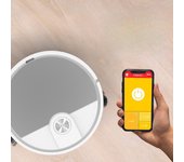 Robot de limpieza inteligente, conexión de aplicación de cuatro motores, función de teléfono móvil, aspiradora doméstica, Robot de barrido A