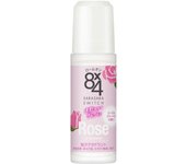 KAO 8x4 Roll-On Rosa y Verbena 45mL (Cuasi droga) Antitranspirante en spray Antitranspirantes Modo de empleo: - Use el producto seco y póngalo sobre la ropa.