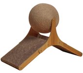 Juguete rascador para gatos que alivia la ansiedad, juguete interactivo de entretenimiento personal, tablero rascador de sisal para gatos