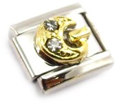 Les Trésors De Lily [C6047] - Malla 'Letra G' de oro blanco oro