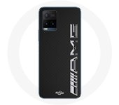 Coque pour Vivo Y21s 2021 / Y21 2021 Amg Logo Carbone Texture
