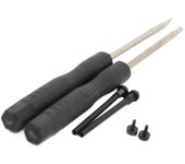 Barras de resorte de repuesto con 2 destornilladores y herramienta de extracción de metal para tornillos de reloj inteligente T Rex 3