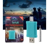 CR425 flotadores de pesca eléctricos batería flotador de pesca cargador de batería boya de pesca accesorio traje 1pc