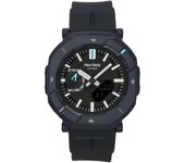 Casio Reloj analógico digital Pro Trek con conexión para teléfono inteligente, esfera verde de resina, resistente al agua y con energía solar PRJ-B001-1, 100 m, para hombre verde
