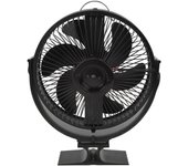 Ventiladores para chimenea de 6 aspas, accionados por calor y silenciosos, con asa protectora, para estufa de leña y cenador.