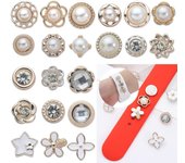 Adorno de banda de reloj, pulsera, dijes, correa, anillo decorativo, clavos, anillo, clavos para Apple Watch Band 30