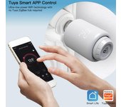 Válvulas termostáticas para radiador Tuya WiFi, Control inteligente inalámbrico por aplicación para teléfono móvil, calefacción del hogar 1pcs