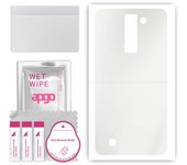 apgo MATTE Protective Skin Sticker for the back compatible with LG Stylus 2, Wrap Film, Hydrogel Film, Flexible, Soft TPU with positioning layer easy