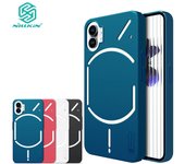 Funda Nillkin Super Frosted Shield Nothing Phone 1, funda para teléfono, funda trasera ultrafina mate dura para PC, antihuellas dactilares, a prueba de golpes Nothing Phone 1 negro