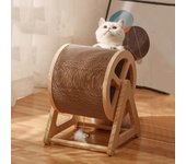Marco de escalada de madera maciza para gatos, rueda de escalada para gatos grandes, cinta de correr para mascotas, juguetes interactivos para gatos, pistas de juegos, suministros para mascotas