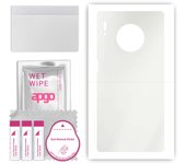 apgo MATTE Protective Skin Sticker for the back compatible with Huawei Mate 30 Pro 5G, Wrap Film, Hydrogel Film, Flexible, Soft TPU with positioning l