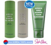 Nature Republic Africa Bird Homme Todo en Uno (Fresh Balancer 150 ml / Hidratante 150 ml / Limpiador en espuma de afeitar 150 ml) (1pc) Fresh Balancer