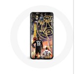 Coque pour Samsung Galaxy A3 PSG Neymar et Mbappé Joyeux noël