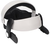 Correa de cabeza reemplazable para Oculus Quest 2 con almohadilla de espuma y peso equilibrado, ligera para niños y adultos.