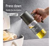 Recipiente rociador de aceite antifugas de acero inoxidable para freidora de aire 250ml-Soda-lime glass; 250ml