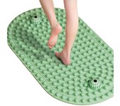 DZTSMART Shiatsu foot massage meridian foot pressure point with stimulating foot pressure point massage moderate softness and suitable for all Respect verde claro