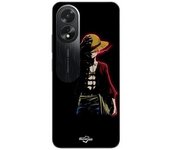 Funda para Oppo A58 One Piece Manga Anime Luffy Fondo Negro Maniacase