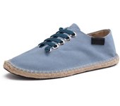 Zapatos planos informales transpirables de lino de verano para hombre, alpargatas, mocasines de lona a la moda, calzado informal de pescador para conducir 39