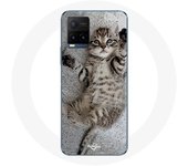 Coque pour Vivo Y21s 2021 / Y21 2021 Chaton Bengal mignon
