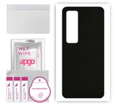 apgo Protective Skin Sticker for the back compatible with Xiaomi Mi 10s, Wrap Film, Foil, Vinyl - Pattern Matrix
