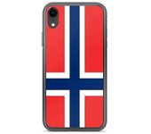 Funda para iPhone XR - PIXELFORMA - Drapeau de la Norvège - Sopa de silicona - Diseño fino y ligero