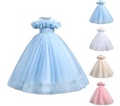 Vestidos para niños, elegantes vestidos de princesa, faldas con lentejuelas, disfraces de actuación para niñas de mediana edad y mayores, faldas para niñas 140 color rosa