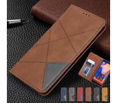 Funda de cuero con tapa tipo billetera, Funda de silicona suave para Iphone 6 6s 7 8 Plus 11 12 Pro X Xs Xr Max Se, Funda magnética con tarjetero For iPhone 6 Plus rojo