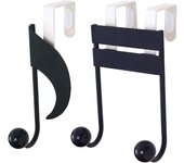 Yamazaki Jitsugyo Par Colgador de puerta Nota musical Multi 6158