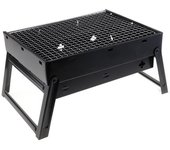 Kits de herramientas de barbacoa plegables en acero inoxidable al carbón de madera para barbacoa portátil TOOYFUL