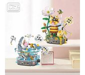 Bloques de construcción Loz Shark, juguete de abeja, ensamblaje de partículas pequeñas, regalo creativo, juguetes, modelo, decoración, sin caja