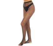 Panty de rejilla ajustable muy elástico PESCATORE mujer L/XL negro
