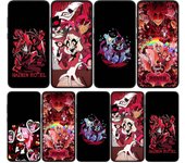 Funda para iPhone 15 14 Xiaomi Redmi Note 13 12 11 Pro Max X 8 7 9 XR Samsung Galaxy S24 S23 A05 OPPO A15 Huawei Hazbins Hotels Angel Dust Alastor Case for Samsung Galaxy A05S techo de