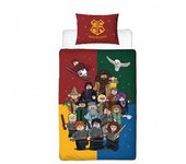 Juego de funda nórdica reversible Wizard de Lego Harry Potter Single negro