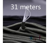 Cuerda de paracaídas Buck Paracord 550 de alta calidad, hilo de 7 núcleos, 100 pies(31m) Para acampar 31m