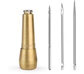 Herramientas Herramienta Máquina de coser Juego de punzones Reparación Cuero Bricolaje Zapato Perforación para aguja Material multifunción Kit de manualidades Artes. Manualidades para el hogar