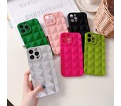 Nueva funda de silicona suave con diamantes para iPhone 13, 12 y 11 Pro Max, carcasa trasera lisa y elegante. For iPhone 12 Pro negro