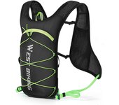 Mochila de hidratación para montar en bicicleta Mochila para bicicleta Mochila para deportes al aire libre Mochila portátil ligera negro