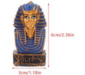 Estatua del faraón del rey egipcio, escultura antigua, decoración coleccionable de Egipto