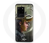 Coque maniacase pour Samsung Galaxy S20 Ultra Loki Thor Ragnarok avec Casque Fanart Saison 1
