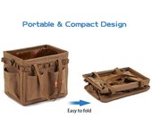 Estuche plegable para acampar Bolsa de almacenamiento de viaje portátil Utensilios de cocina Bolsa de transporte para mochileros Pesca en hielo